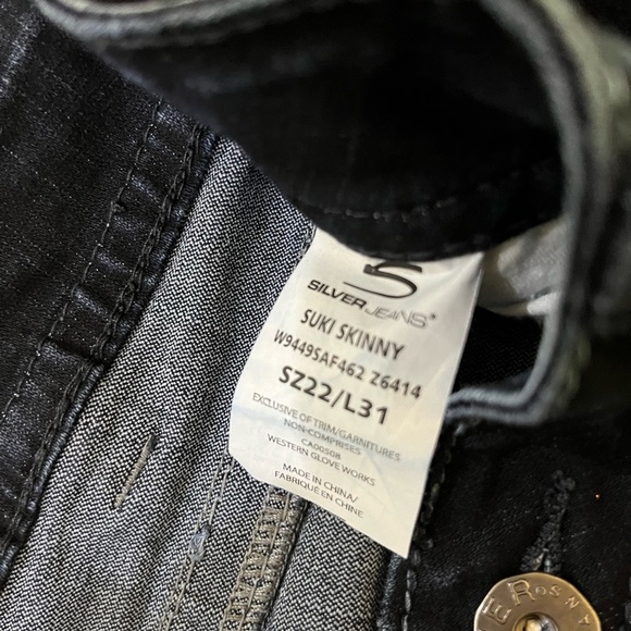 Silver Jeans Suki size 22 - Picture 5 of 5